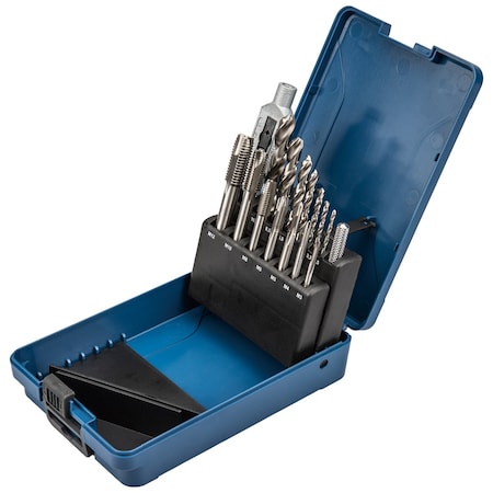 Harlingen 15 Piece High Speed Steel M3-M12 Tap & Drill Set 1011-0030