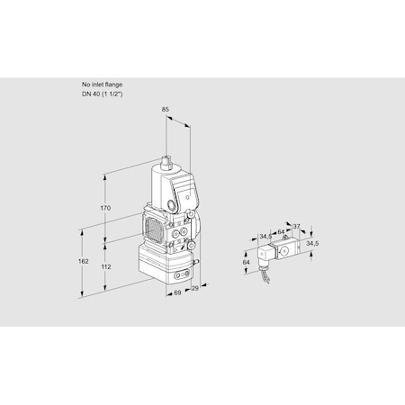 Honeywell Kromschroder VAD2T-/40N/NQ-100A KS88010845