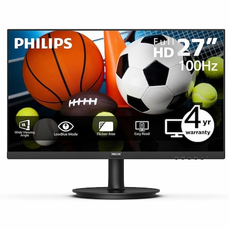 Tvp PHILIPS 271V8LBS - 27 inch Monitor, LED, FHD, HDMI, VGA, 4 Year Manufacturer Warranty - 27" 271V8LBS