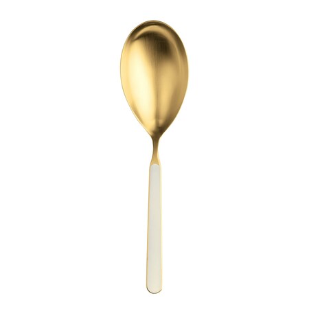 Mepra Fantasia Ice Gold Risotto Spoon - Porcelain 10W61143OI