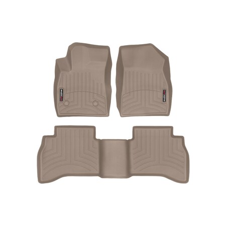 Weathertech Tan, Front and Rear Floorliners 451617-1-5