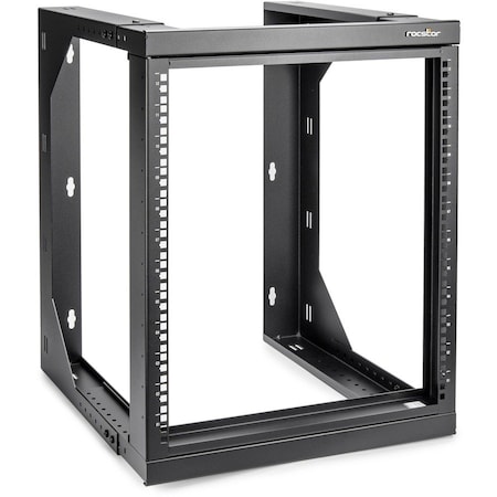 Rocstor SolidRack 12U Wall Mount Server Rack- Equipment Rack - 18 - 25.6 in. Depth Y10E028-B1