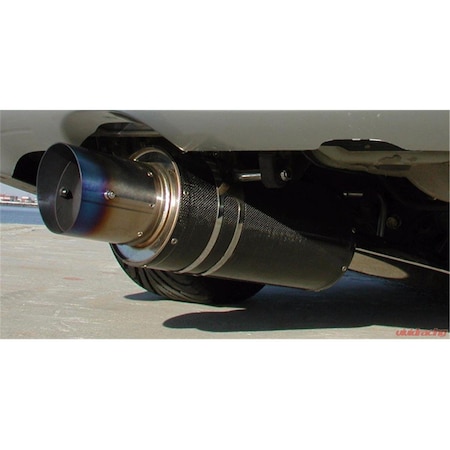 Superjock Carbon Titanium Hi-Power Exhaust for 1995-1998 Eagle Talon TSE 2.0 Turbo AWD SU2010069