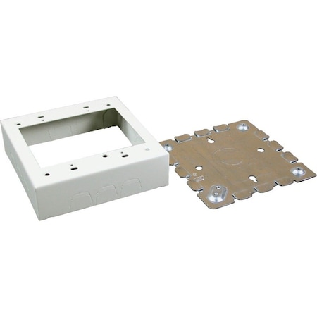 Legrand Device Box, Gang Box Type, 2 Gangs, Steel V5748-2