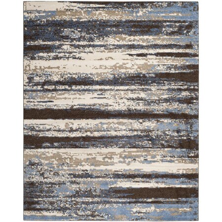 Safavieh Retro Large Rectangle RugsCream & Blue 10 x 14 ft. RET2138-1165-10