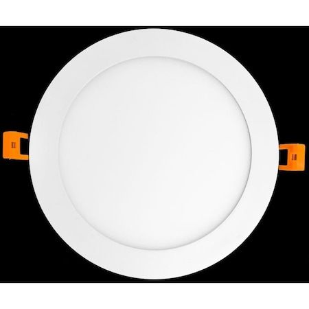 Westgate 12" ROUND MULTI-COLOR TEMP. SLIM RECESSED LIGHT, 24W, 1800LM , 2700K 3000K 3500K 4000K 5000K, White RSL12-MCT5