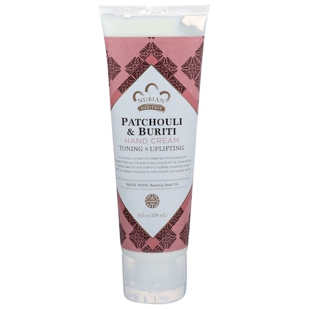 Nubian Heritage Patchouli and Buriti Hand Cream, 4 Ounce, 3PK 764302122258