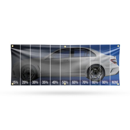 Signmission Window Tinting Percentage, 24 Inch x 72 Inch, Vinyl Banner B-72-30946
