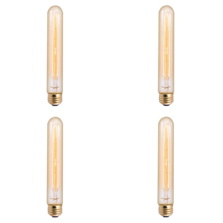 Bulbrite 30 Watt Dimmable Antique T9 Nostalgic Hairpin Incandescent Light Bulbs with E26 Base, 4 PK 861048