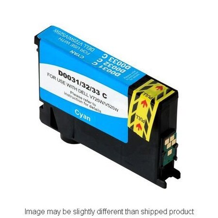Dell Replacement 331-7378, CYAN Compatible InkJet Ink, 700 page yield 331-7378 8DNKH