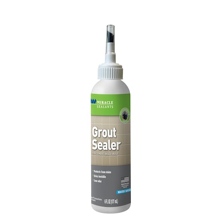 Miracle Sealants Sealant, Grout Sealer, 6 Ounce GRTSLR6OZ12