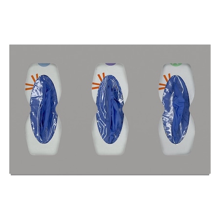 Origin Dispensing Solutions Glove Dispenser-Triple-Divided-ABS-Beige GL31X02BG