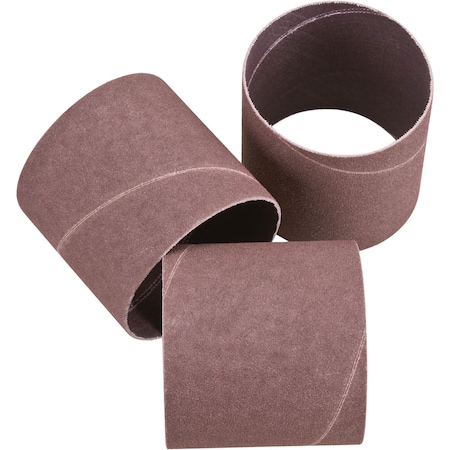 Grizzly 3" Dia. x 3" A/O Hard Sanding Sleeve, 120 Grit, 3PK H4515