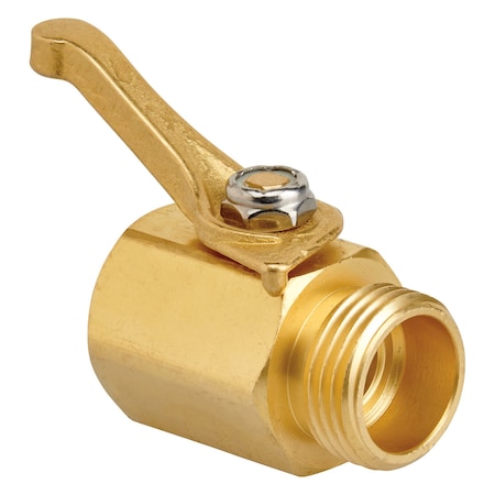 Underhill Brass High flow Control Valve, 3/4'' MHT x 3/4'' FHT CV075H
