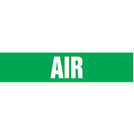 Accuform FRENCH PIPE MARKER AIR LANGUAGE CRPK121STB
