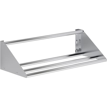 Amgood 42 in. Stainless Steel Tubular Glass Rack Shelf AMG WS-TGR-1842-Z