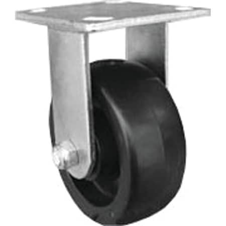 Shepherd Hardware Rigid Caster, 5 in Dia Wheel, 2 in W Wheel, Polypropylene Wheel, 500 lb 9389