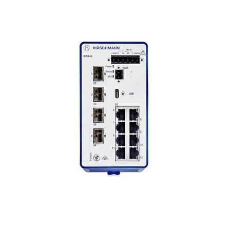 Hirschmann Ethernet Switch, Brs40-0012Oooo-Stcy99Hhse Axx.X.Xx 942170-110
