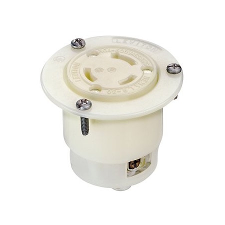 Leviton Industrial Grade Flanged Outlet 30 Amp, 600 Volt 2656