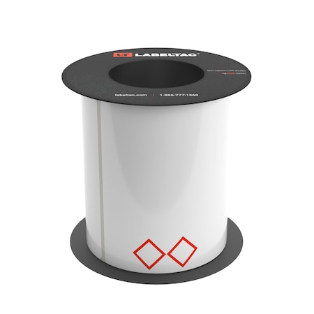 Labeltac GHS Die-Cut Labels, 9 Model 6in x 9in, 100 labels LT9, 2 Diamond LT69GHS2-V2-C