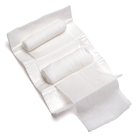 Zoro Select Sterile Dressing Compress, Sterile, Gauze 3JML7