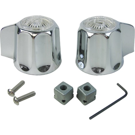 Westlake Pipe & Fittings Small Universal Chrome Canopy Faucet Handle 1/1/6021