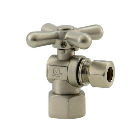 Mountain Plumbing Brass 1/4 Turn Ball Valve 1/2" Lead Free Female IPS in PVD Polished Brass MT616-NL/PVD