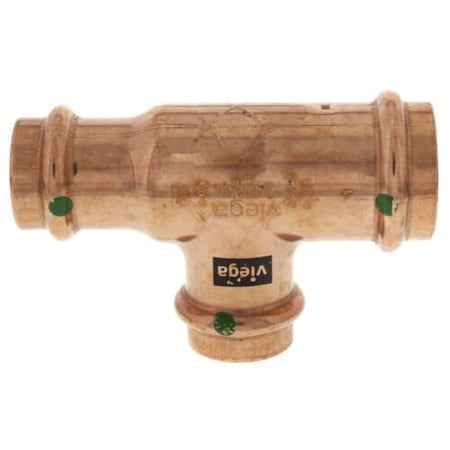 Viega ProPress tee P1 1 P2 0.75 P3 0.75 copper 77422