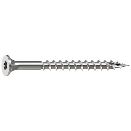 Camo Deck Screw, No 8 Thread, 2 in L, 2/3 Thread, Bugle Head, Star Drive, Sharp, Type-17 Point, 100 0348130
