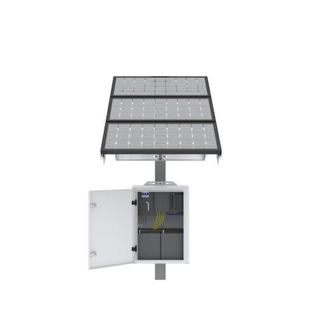 Speco 200W solar-panel, enclosure, 4Grouter, charge controller SXC200