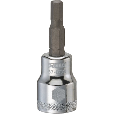 Dewalt Hex Bit Socket, 5mm - 3/8in Drive DWMT87972OSP