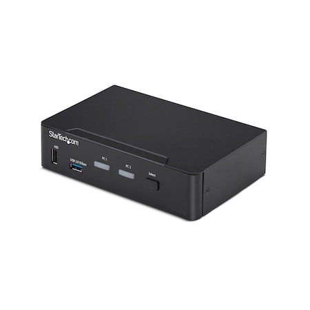 Startech.Com 2-PORT DISPLAYPORT KVM SWITCH, 4K 60HZ, DP 1.2, HDCP 1.4, EDID MANAGEMENT, 2-POR P2AD122-KVM-SWITCH
