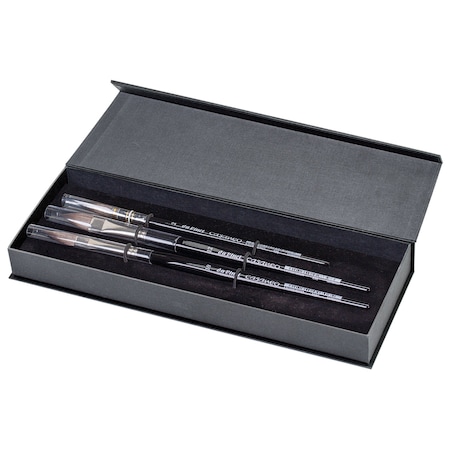 Da Vinci CASANEO Synthetic, Watercolor, 3-Brush Set in Gift Box with Magnetic Close VA-4250_0