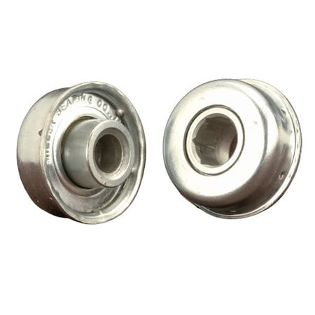 Miller Bearing Conveyor Bearing, Flanged Unground Non-Precision , Carbon Steel, 0.6875 in Bore Dia., Hex Bore FC-1250-7H-O
