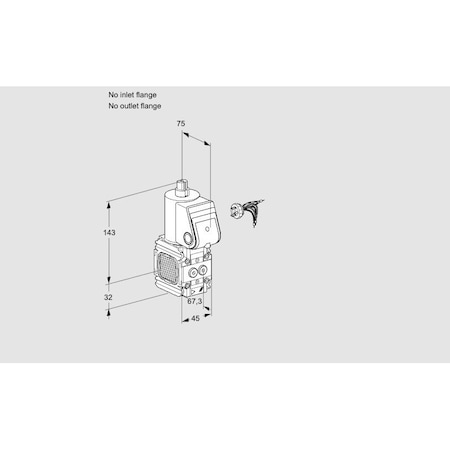 Honeywell Kromschroder VAS1-/NW KS88014224
