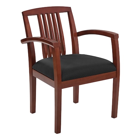 Office Star Products Sonoma Wood Back Guest Chair, Cherry SON77CHY-3