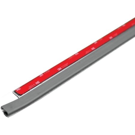 M-D Building Products Weatherstrip, 1 in W, 1 in Thick, 42 in L, Aluminum, Silver 43303