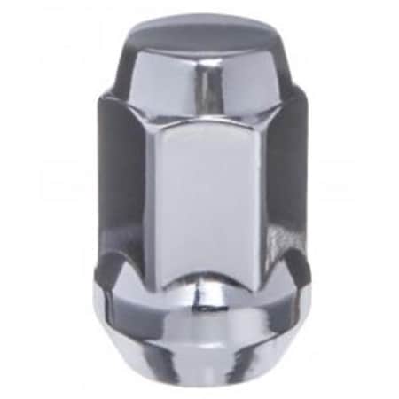Powerhouse W41025H 12 x 1.25 in. Chrome Cone Seat Acorn Bulge Closed End Lug Nuts, 4PK PO1806125