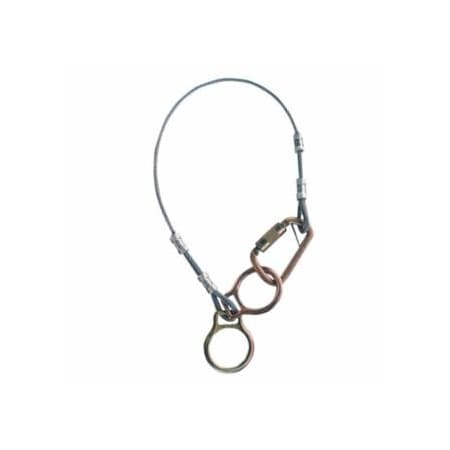 Dbi-Sala PRO Cable Dual-Ring Tie-Off Adaptors, Hook 098-2190101