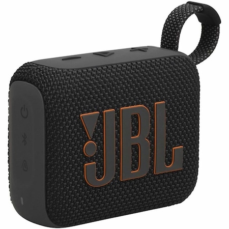 Jbl Portable Speaker with Bluetooth, built-in battery, waterproof and dustproof feature JBLGO4BLKAM