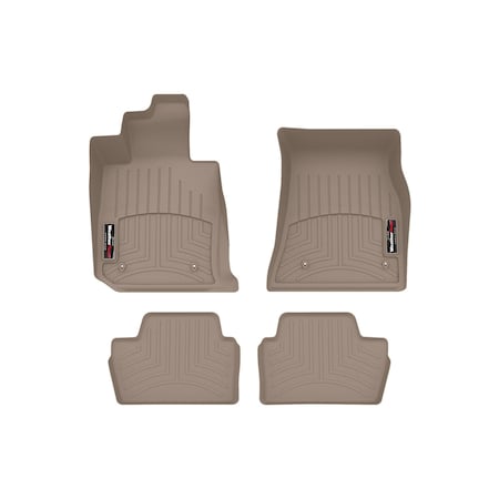 Weathertech Tan, Front and Rear Floorliners 451711-1-2