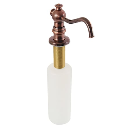 Kingston Brass Victorian Spout Metal Soap Dispenser, Antique Copper SD7606AC