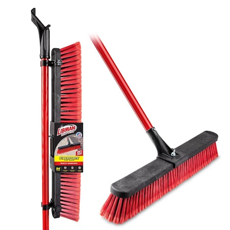 Libman Commercial Multi-Surface Clamp Hndle Push Broom 1189