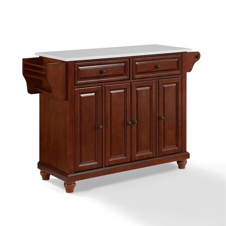 Crosley Cambridge Stone Top Full Size Kitchen Island/Cart KF30005DMA