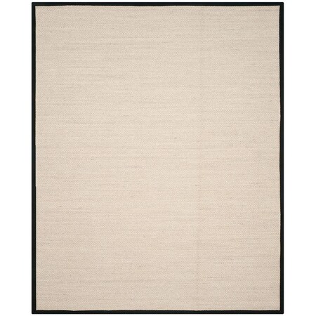 Safavieh Natural Fiber Large Rectangle Area RugMarble & Black 9 x 12 ft. NF143A-9