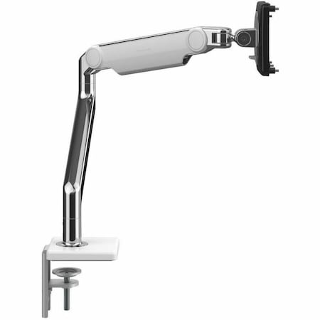 Humanscale M2.1 Arm, Base w/o Technology, No Tech Mount, White Trim, Angled/Dynamic Links, Std Monitor M21TBW
