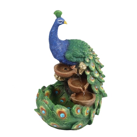 Vaser Designs Outdoor Peacock Fountain VA2593764