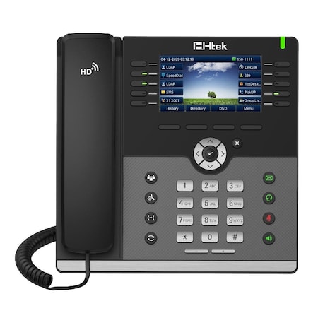 Htek Executive Business IP Phone Up to 16 Sip Accounts 4.3” TFT-LCD, 480 x 272 pixel HD Handset UC926