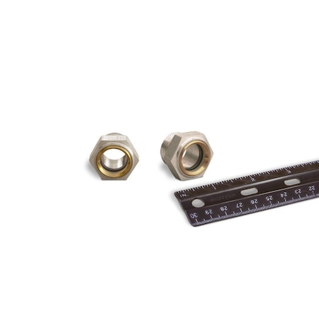 Oil-Rite Gasketed Window Sight Straight Thread - Straight, 3/4in.-16, 15/16in., 125 PSI, Buna-N, 9/16in. B2394-13