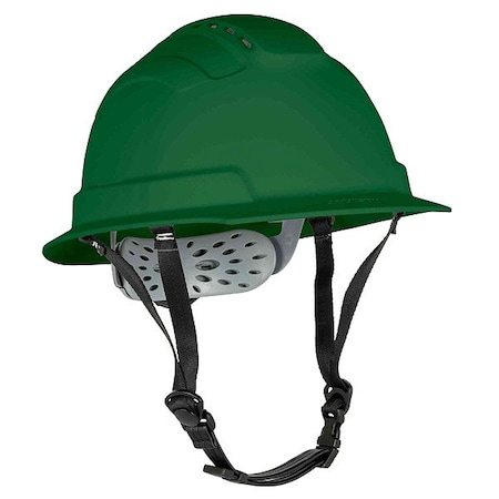 Jackson Safety Hard Hat, Full Brim, BLOCKHEAD2, Green 22529